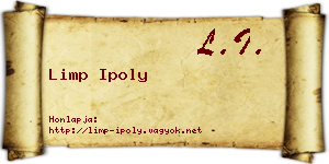 Limp Ipoly névjegykártya